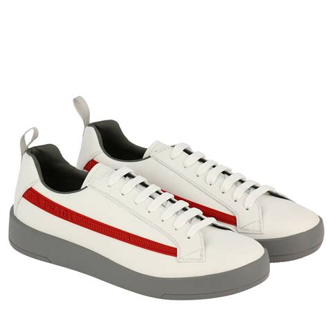 prada sneakers wit|prada sneakers for men.